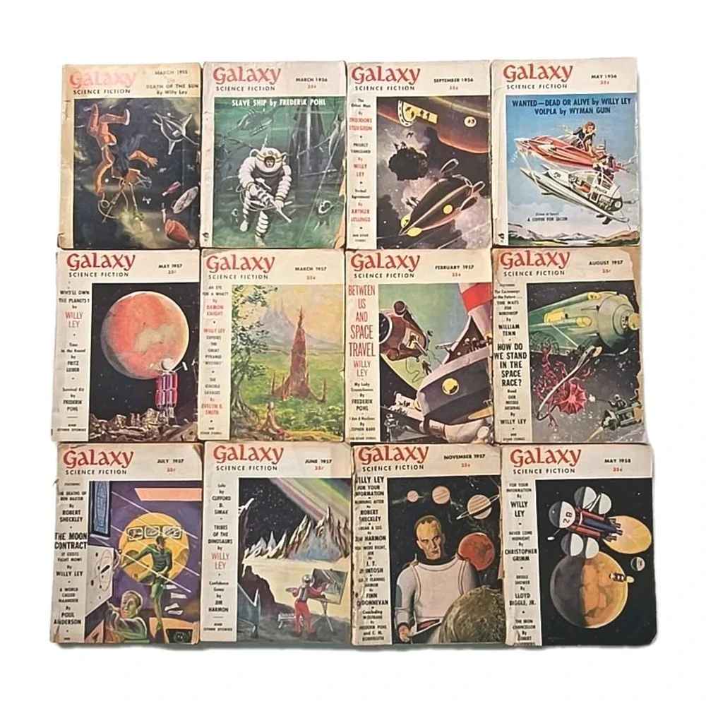 Galaxy Science Fiction 1955-69 Magazines Lot of 20 TSD9